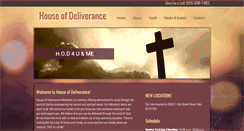 Desktop Screenshot of houseofdeliverancesf.org